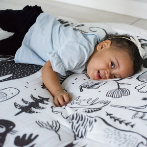 Wildlife Reversible Playmat | Wee Gallery - additional view