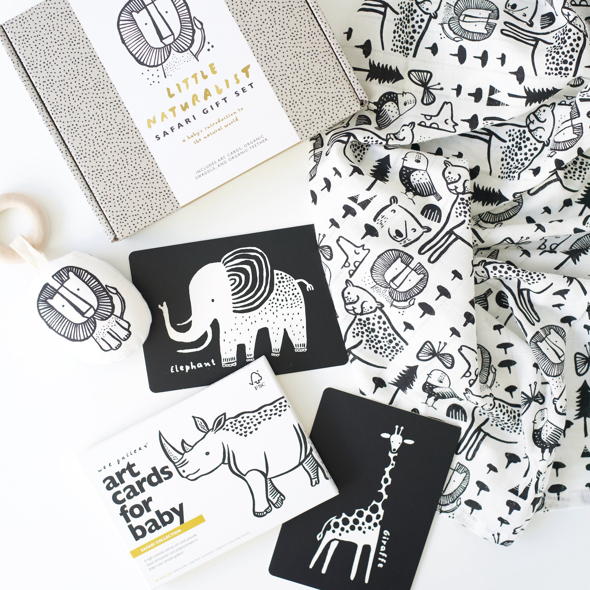 Newborn Baby Gift Set - Safari | Wee Gallery - additional view