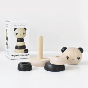 Wood Stacker - Panda | Wee Gallery - additional view