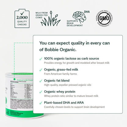 Organic Infant Formula Trial Can