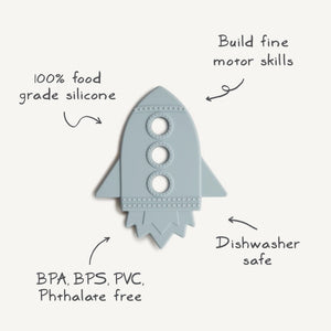 Rocket Teether | Mushie - additional view