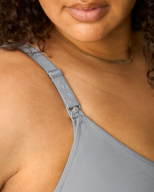 Simply Sublime® Nursing Bra | Grey | Kindred Bravely - additional view