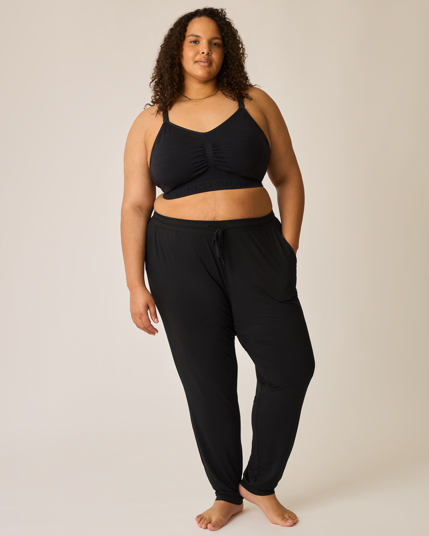 Ultralight Sleep & Lounge Jogger | Black | Kindred Bravely - additional view