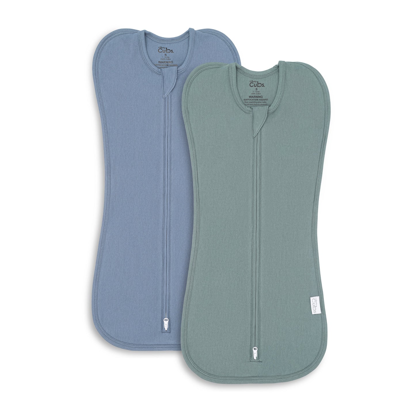 Easy Zipper Swaddle Blankets  - Nomadic Blue, Azul