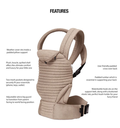 The Armadillo Baby Carrier - Oyster