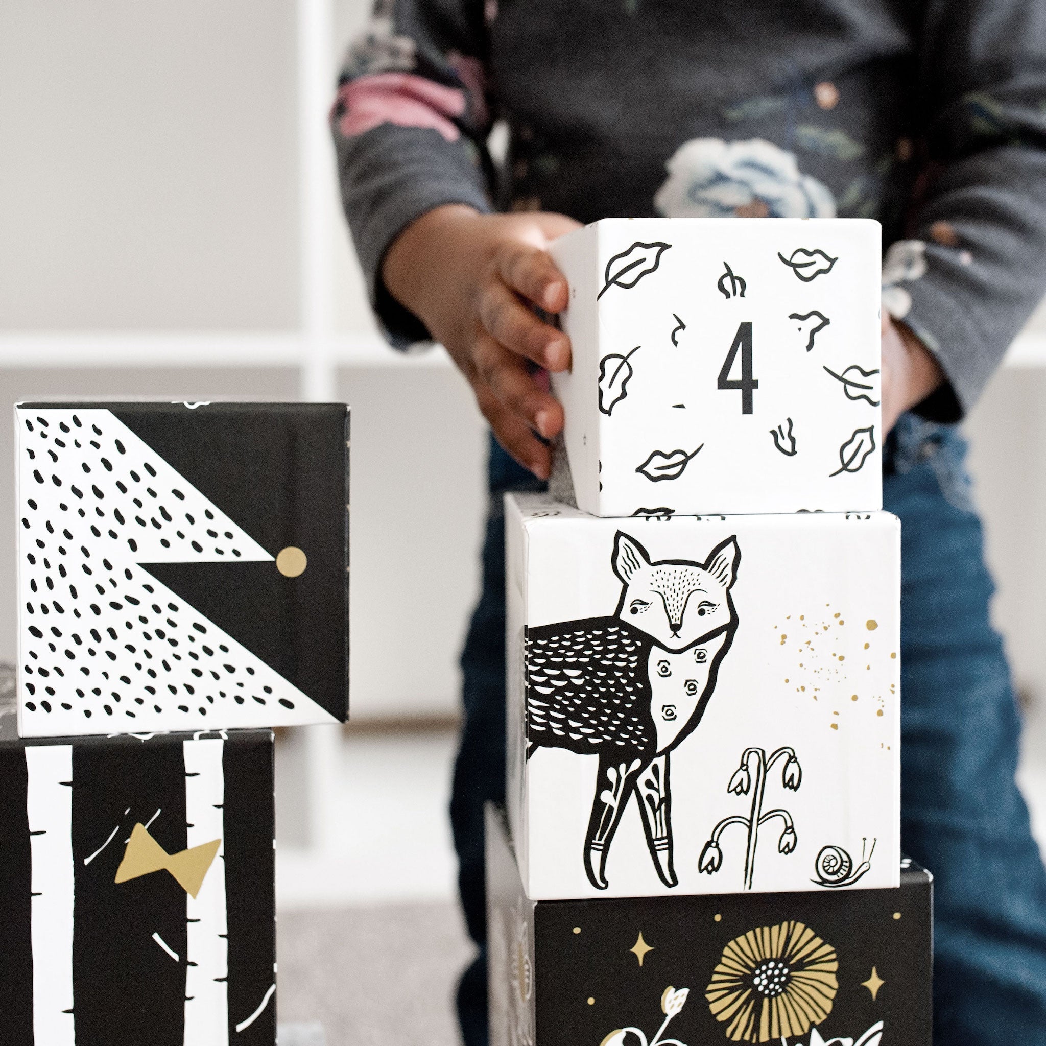 Nesting Blocks - Woodland Numbers | Wee Gallery - additional view