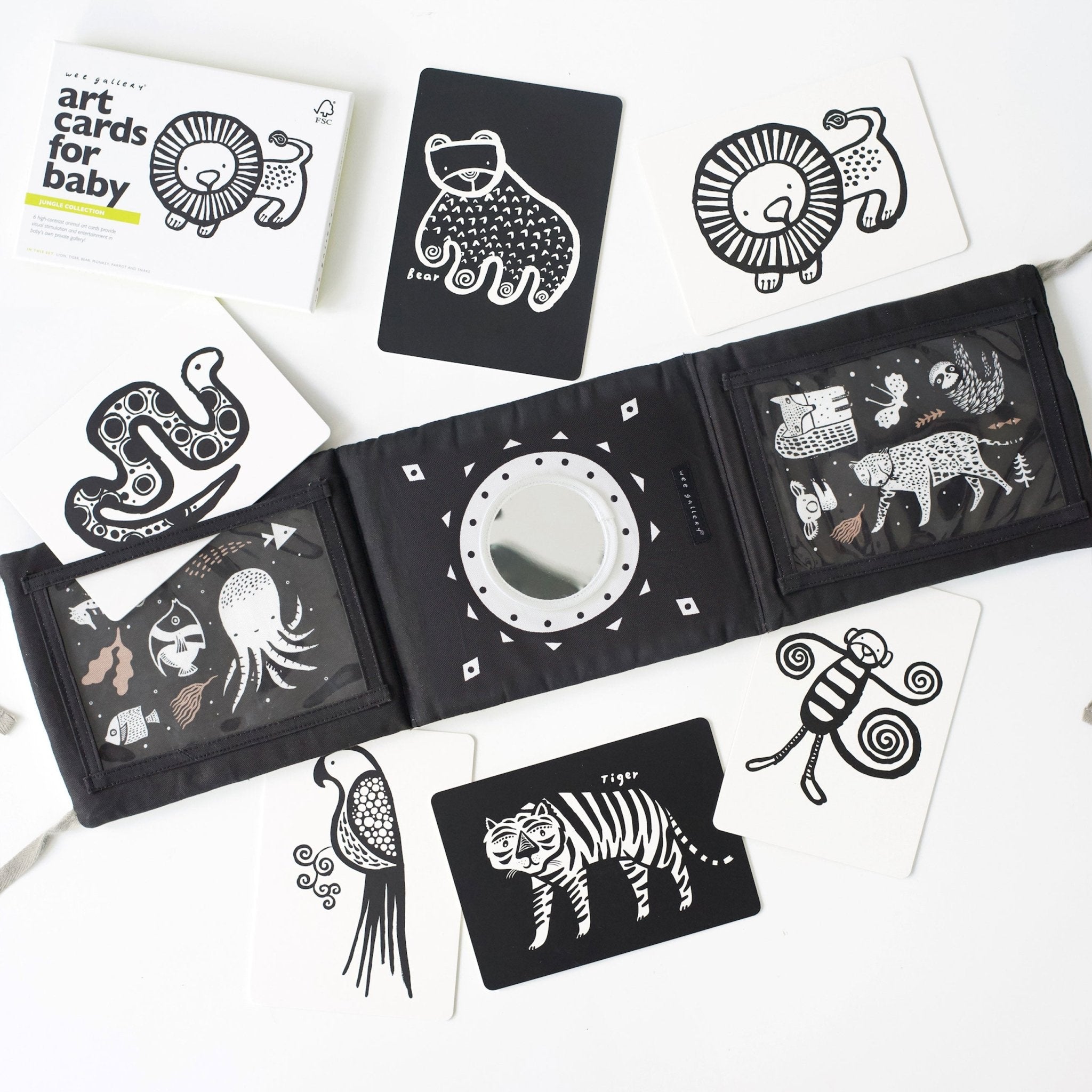 Baby Tummy Time Gallery with Mirror Bundle | Wee Gallery - additional view
