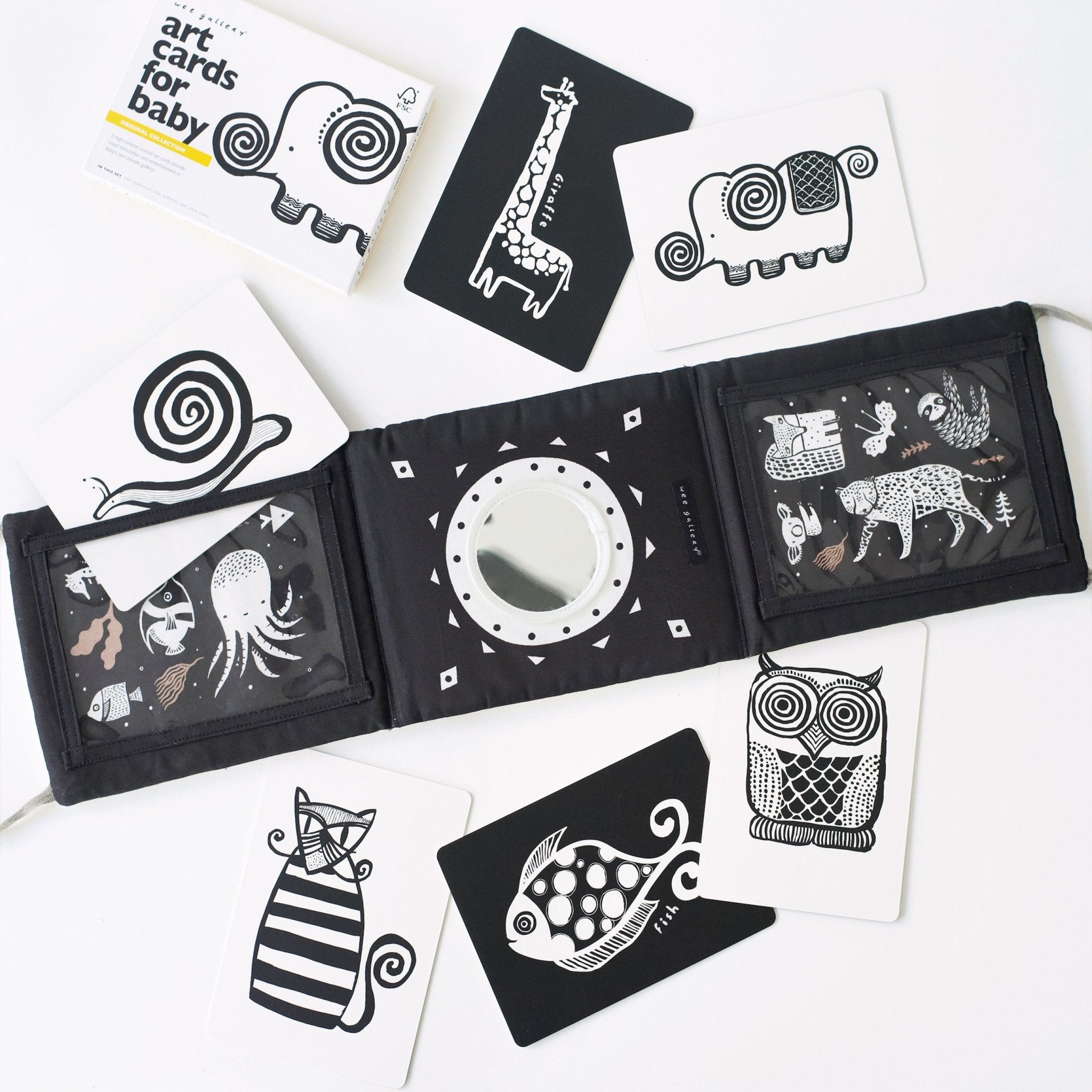 Baby Tummy Time Gallery with Mirror Bundle | Wee Gallery - additional view