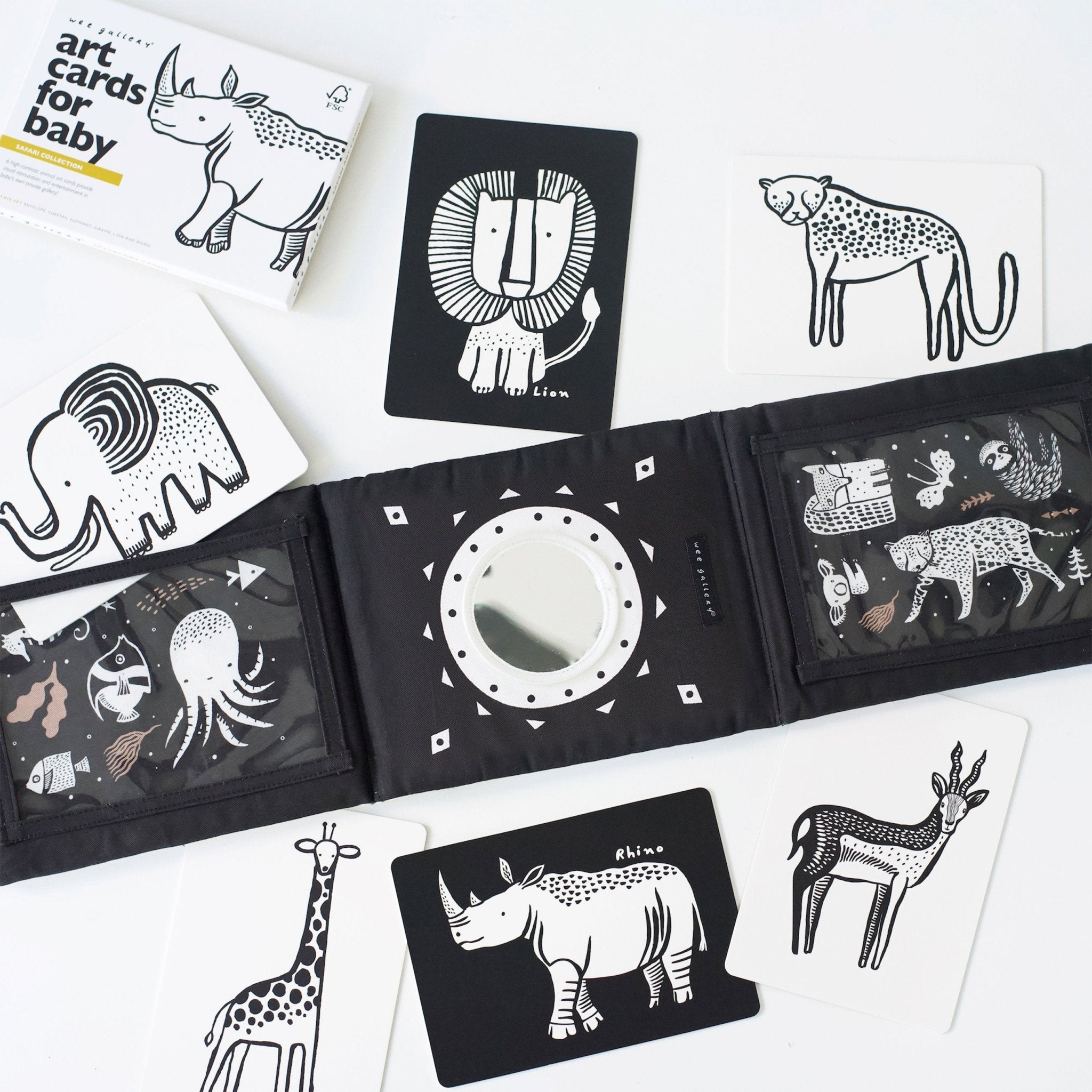 Baby Tummy Time Gallery with Mirror Bundle | Wee Gallery - additional view