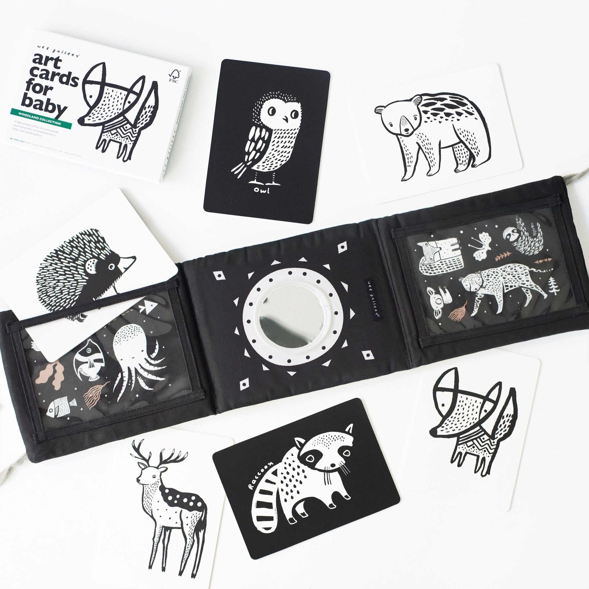 Baby Tummy Time Gallery with Mirror Bundle | Wee Gallery - additional view