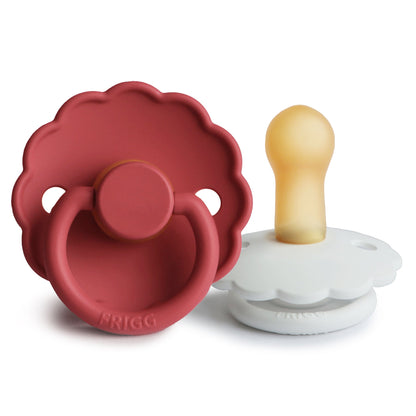 FRIGG Daisy Natural Rubber Pacifier 2-Pack