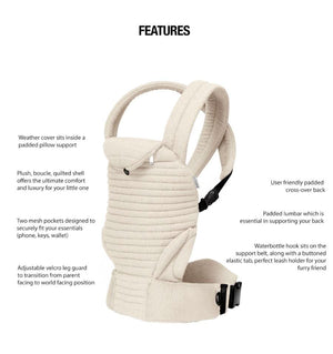 The Armadillo Baby Carrier - Cloud | BUMPSUIT - additional view