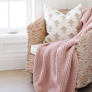 WAFFLE KNIT TODDLER BLANKETS | Saranoni - additional view