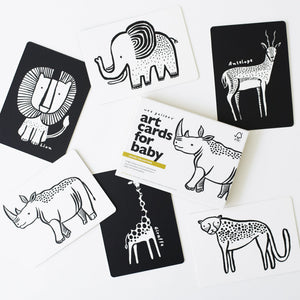 Art Cards for Baby - Safari Collection | Wee Gallery - additional view