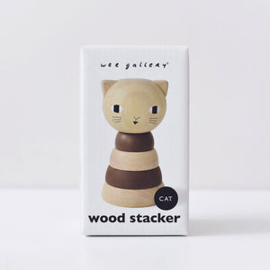 Wood Stacker - Cat | Wee Gallery - additional view