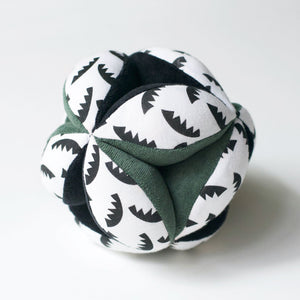 Jungle Leaves Clutch and Taggy Ball Bundle | Wee Gallery - additional view
