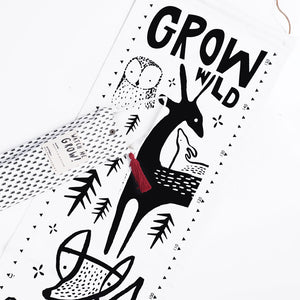 Canvas Growth Chart - Woodland | Wee Gallery - additional view