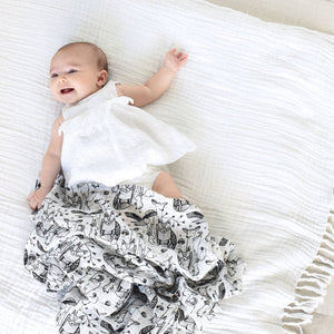 Organic Muslin Swaddle - Forest | Wee Gallery - additional view