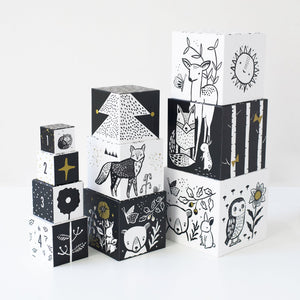 Nesting Blocks - Woodland Numbers | Wee Gallery