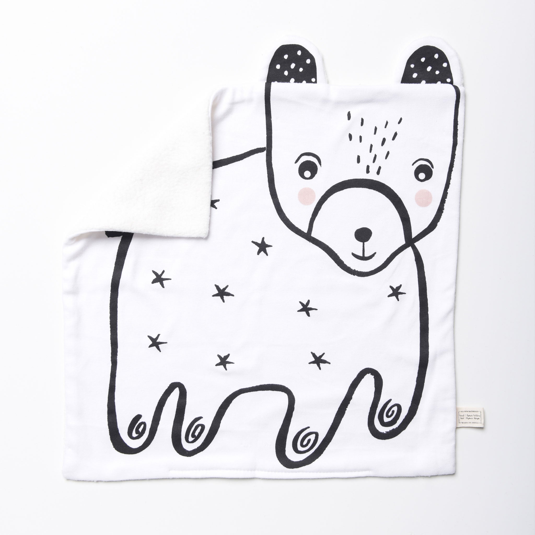 Organic Snuggle Blanket - Bear | Wee Gallery - additional view