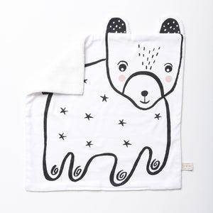 Organic Snuggle Blanket - Bear | Wee Gallery - additional view