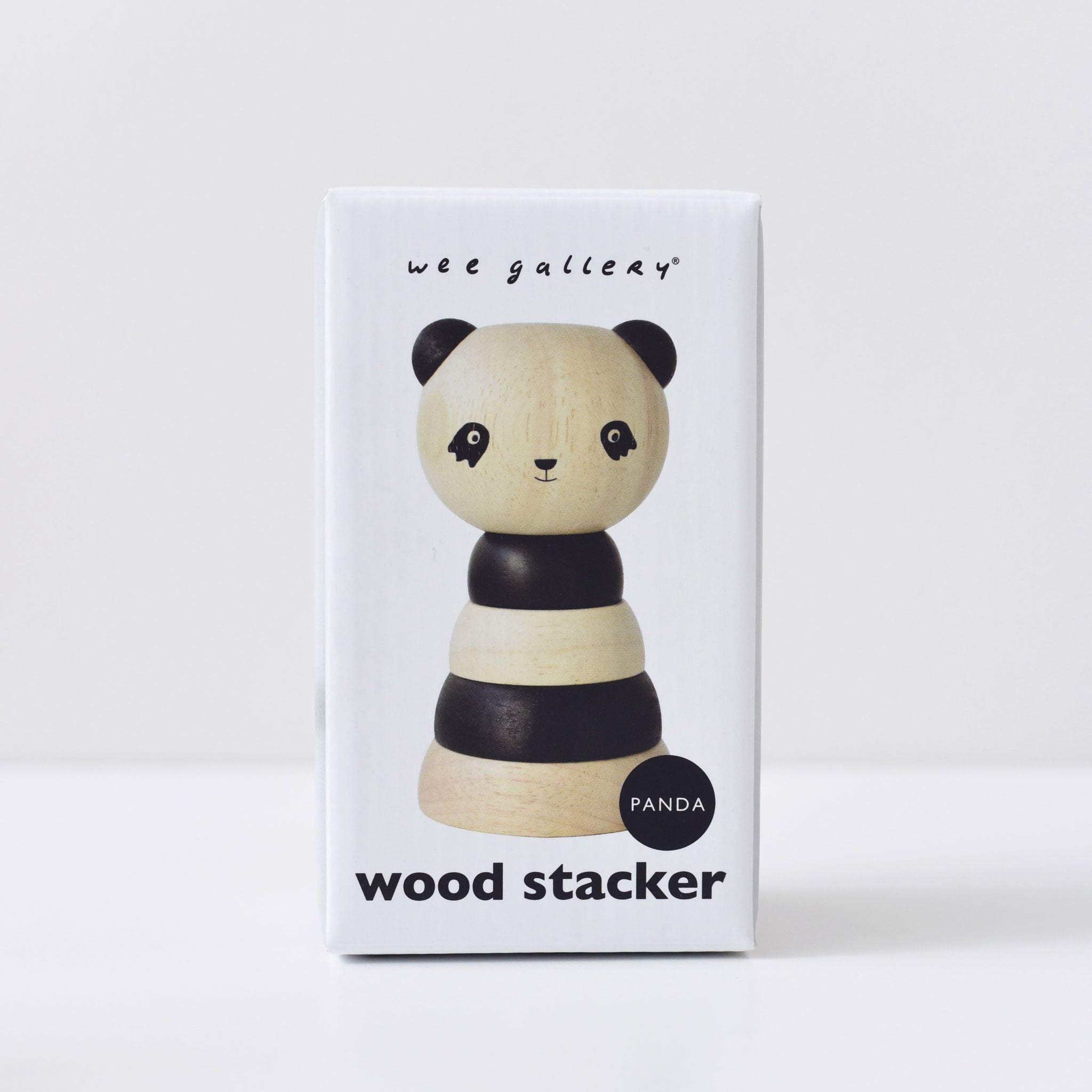 Wood Stacker - Panda | Wee Gallery - additional view