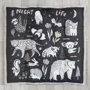 Wildlife Reversible Playmat | Wee Gallery - additional view