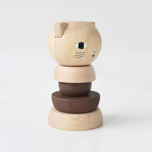 Wood Stacker - Cat | Wee Gallery - additional view