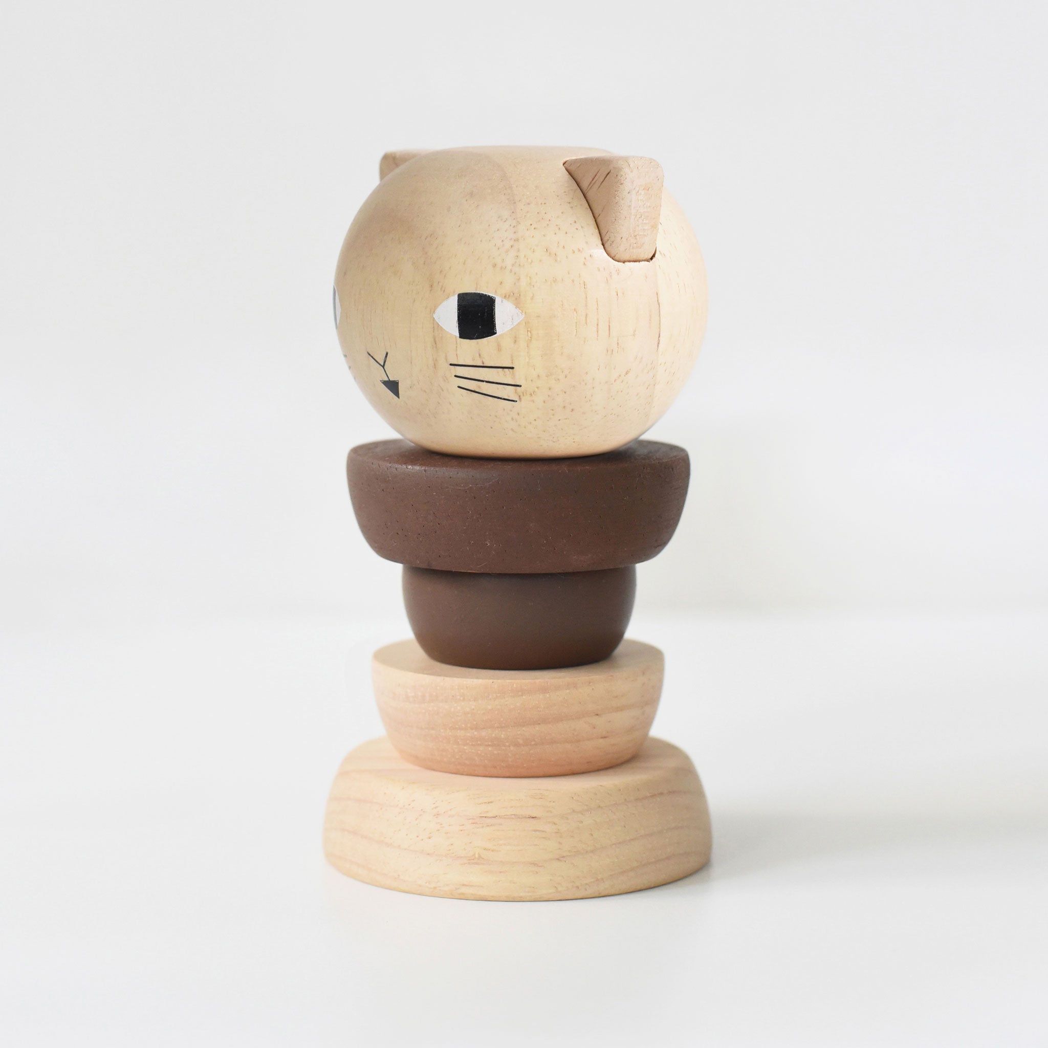 Wood Stacker - Cat | Wee Gallery - additional view