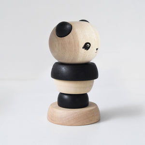 Wood Stacker - Panda | Wee Gallery - additional view