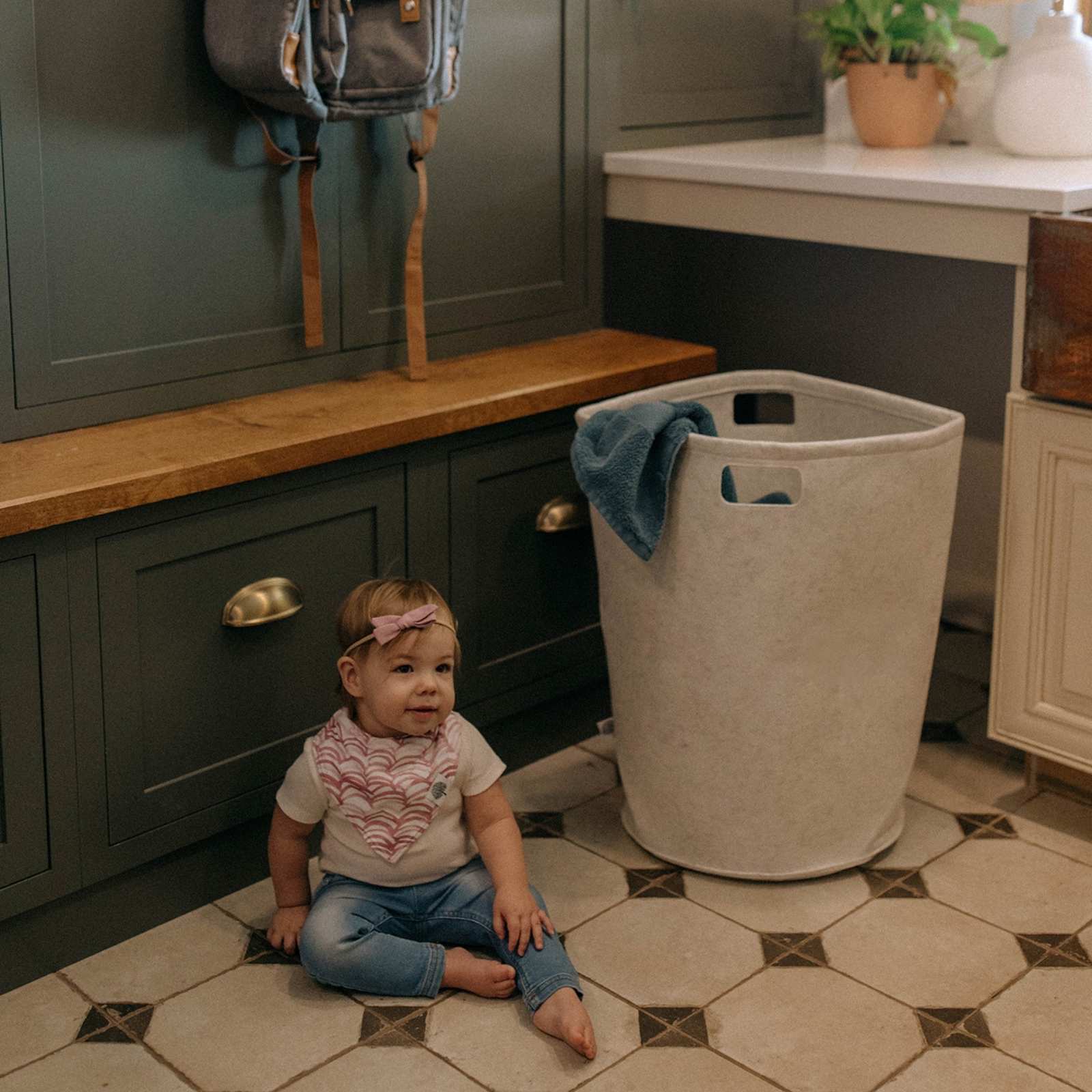 Felt Laundry Hamper | Parker Baby Co. - additional view