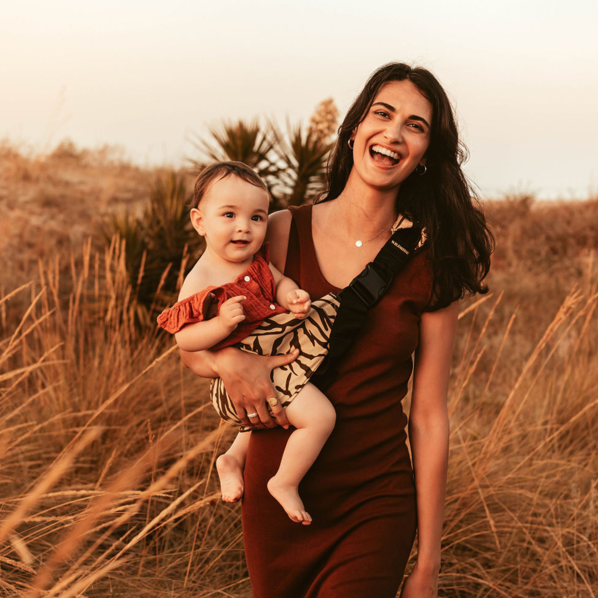 stylish zebra baby sling carrier