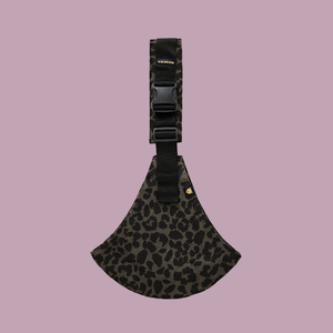 Toddler Carrier Leopard Print Grey