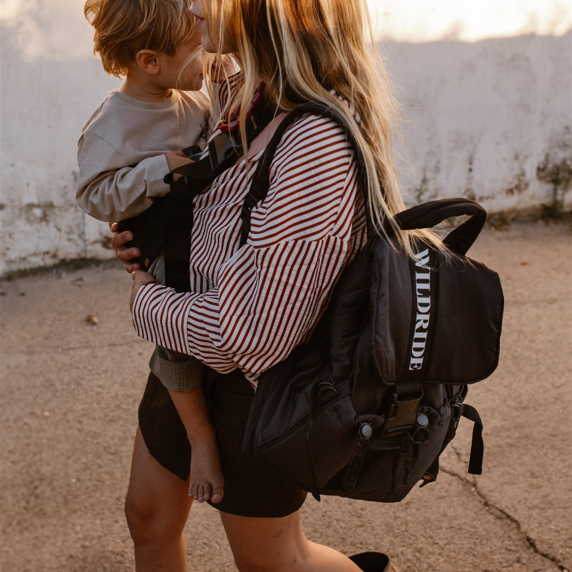 durable recycled work backpack black