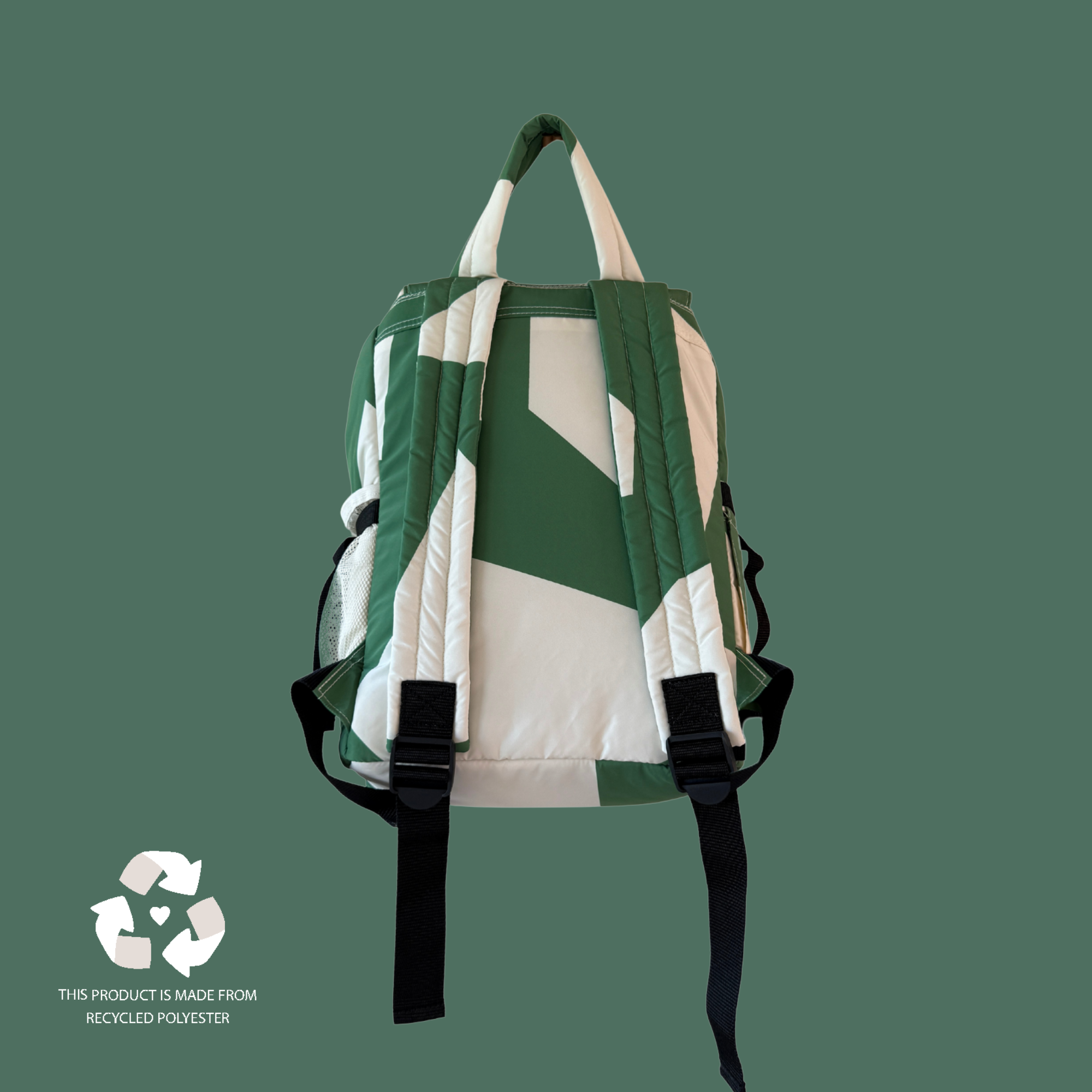 eco friendly travel backpack green design
