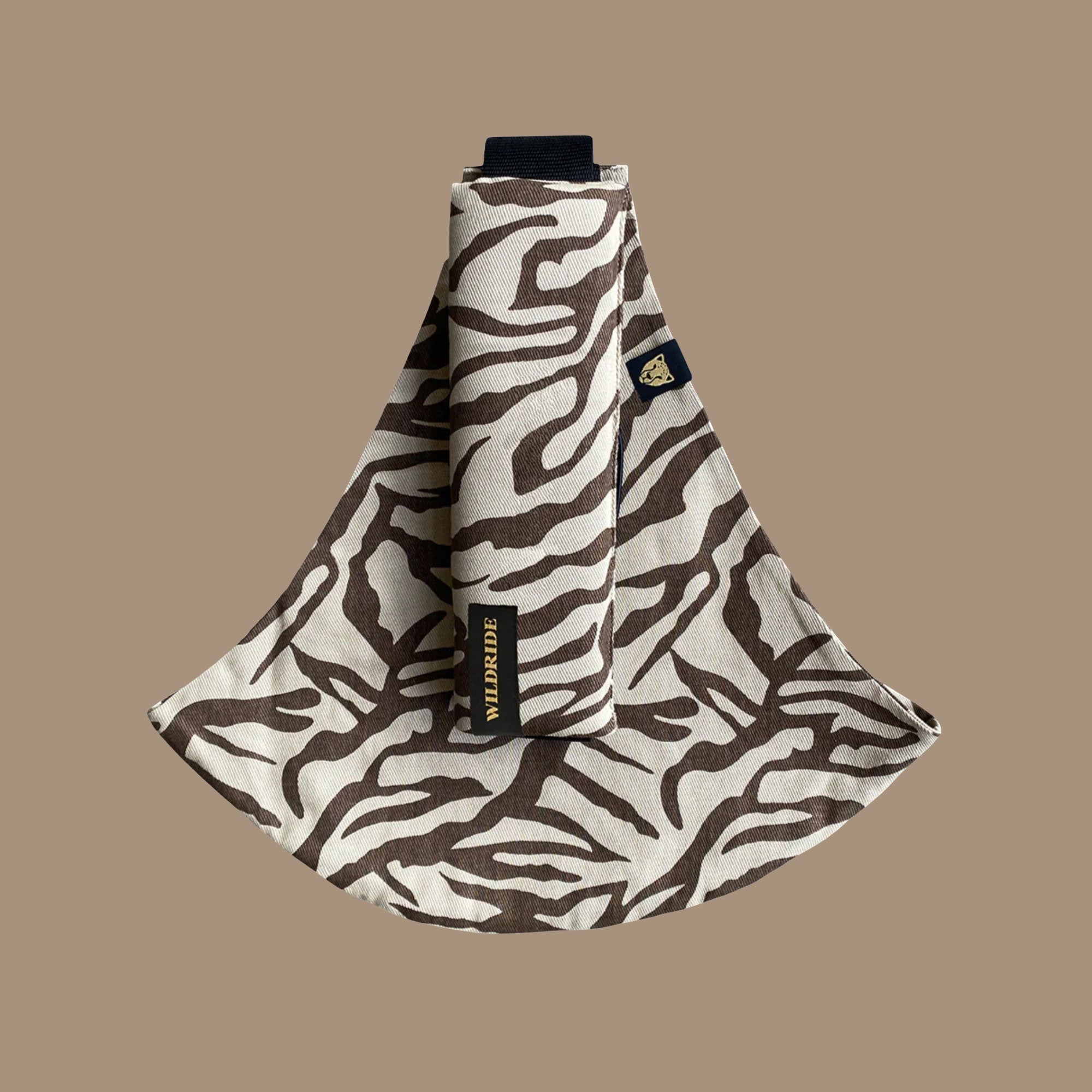 Toddler Carrier Brown Zebra Print