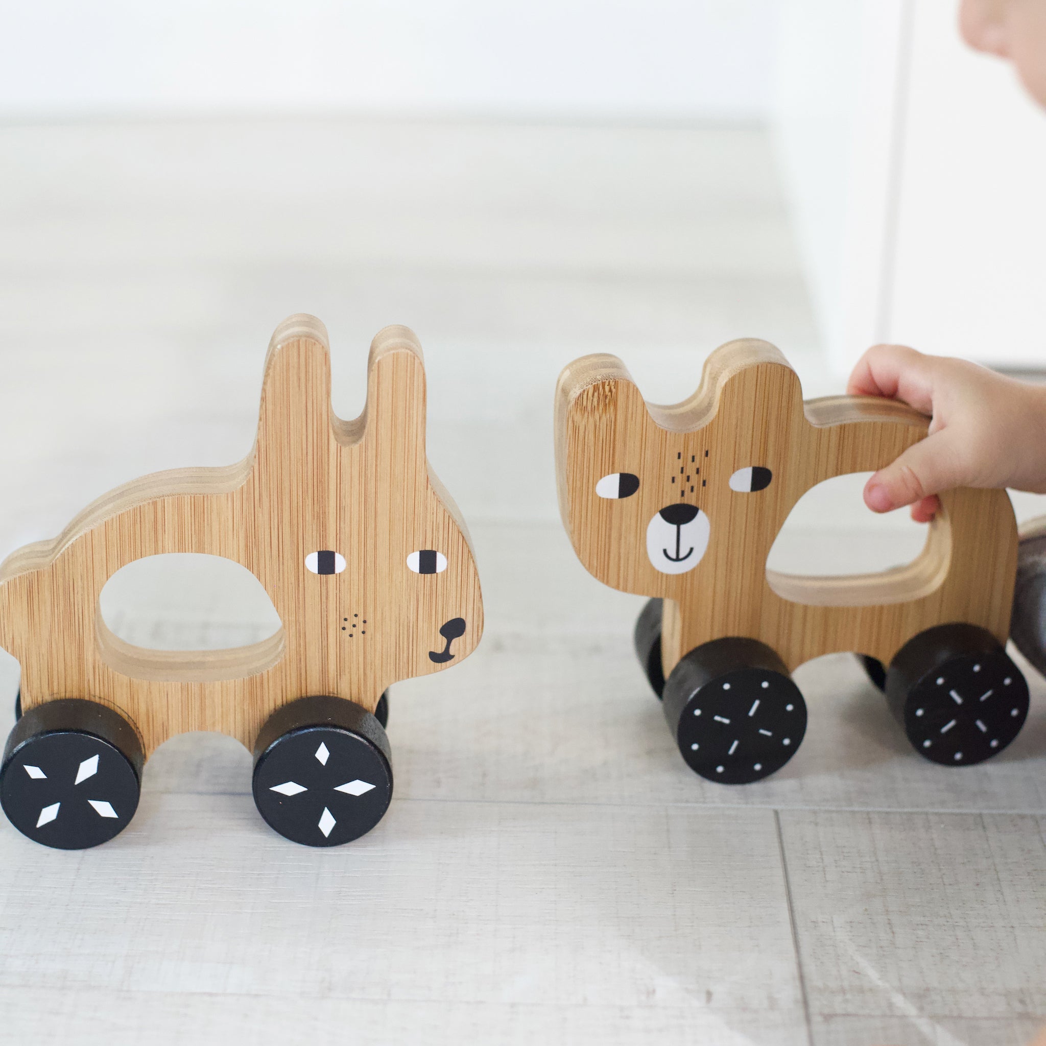 Bunny Push Toy | Wee Gallery - additional view