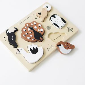 Wooden Tray Puzzle - Birds | Wee Gallery - additional view
