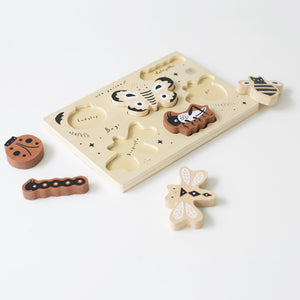 Wooden Tray Puzzle - Bugs | Wee Gallery - additional view