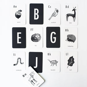 Woodland Alphabet Cards | Wee Gallery - additional view