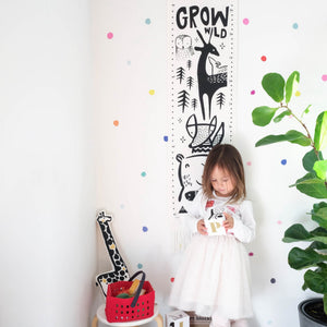 Canvas Growth Chart - Woodland | Wee Gallery - additional view