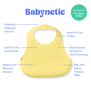 Magnetic Bib - Banana Split | Babynetic - additional view