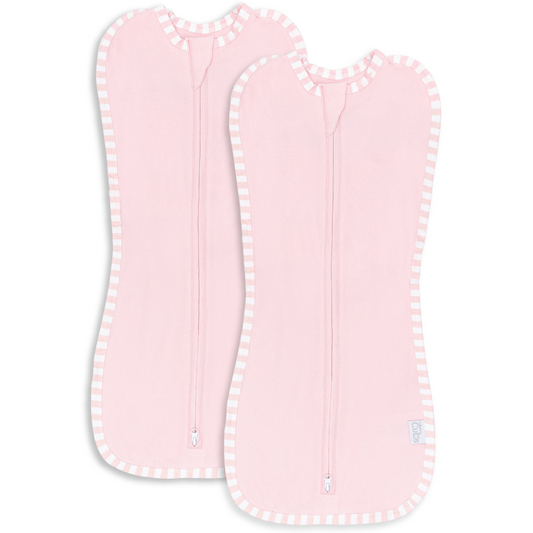 Easy Zipper Swaddle Blankets - Pink